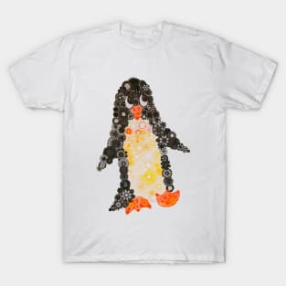 Spirograph Penguin: a Patterned Spirograph Collage T-Shirt